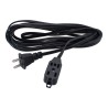 Extensión electrodoméstica negra 4 m 13838 Adir