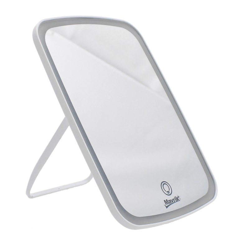 Espejo de maquillaje recargable con luz led 14444 Mavrik