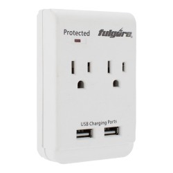 Multicontacto de pared con supresor de picos a 300 Joules FU1024 Fulgore