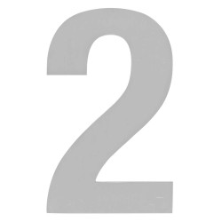 Número decorativo #2 Inoxx Italy Rish