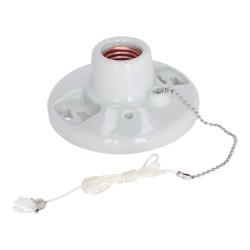 Portalámpara de porcelana con cadena FU0406 Fulgore