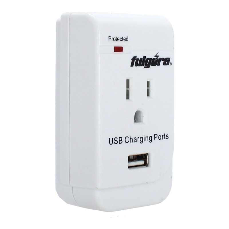 Multi contacto aterrizado con supresor de picos 150 J FU1023 Fulgore