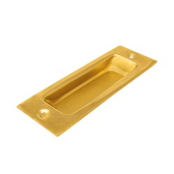 Jaladera de caja latón brillante modelo 23