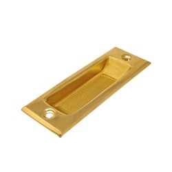 Jaladera de caja latón brillante modelo 22