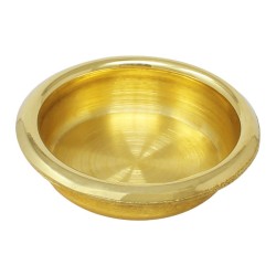 Jaladera redonda lat&oacute;n brillante #3