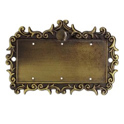 Placa decorativa porta números Ashico