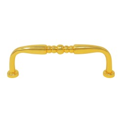 Jaladera Rosario latón brillante 96 mm 120335 Rish