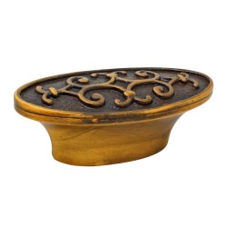 Jaladera botón Rey Luis latón europeo 149841 Rish