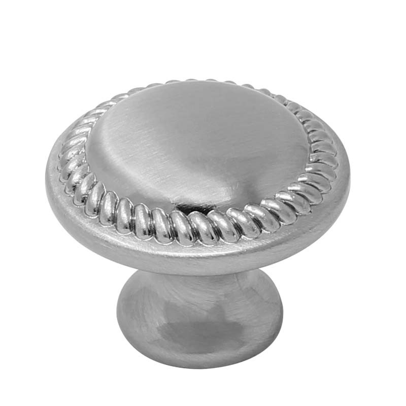 Jaladera botón Grecia níquel satinado 3835 Handy Home