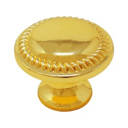 Jaladera botón Grecia latón brillante 3834 Handy Home