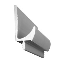 Perfil jaladera "J" 16 mm X 3 m Handy Home