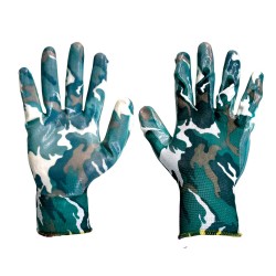 Guante palma de nitrilo camuflaje chico 8058 Lion Tools