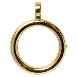 Argollas para cortina latón brillante Novacort