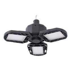 Lámpara solar recargable de emergencia tipo ventilador con 3 paneles 5 W 10729 Adir