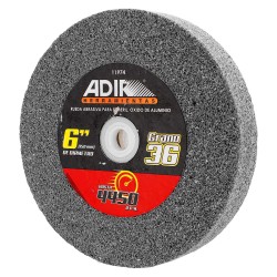 Rueda abrasiva para esmeril 6" grano 36 11974 Adir