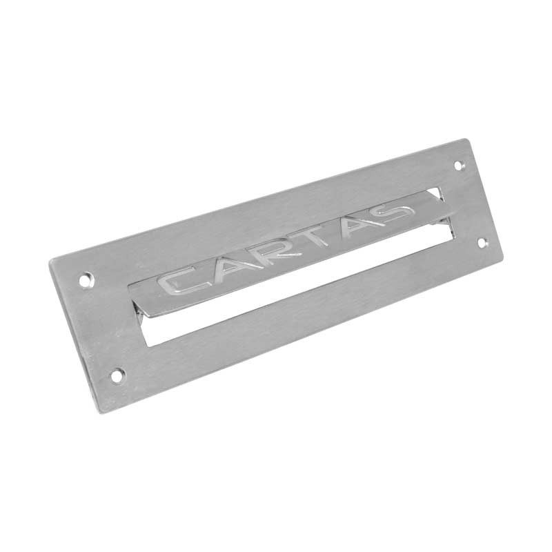 Placa buzón níquel satinado HE-783 Arte Fino