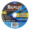 Disco abrasivo 7" x 2 mm para corte extra fino de metal 3625 Tulplus