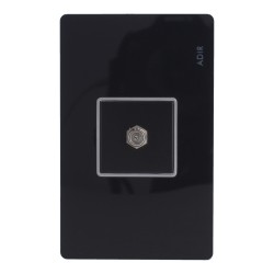 Placa con conector para televisor Tiffany Cristal 9796 Adir