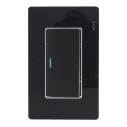 Placa con apagador sencillo Tiffany Cristal 9781 Adir