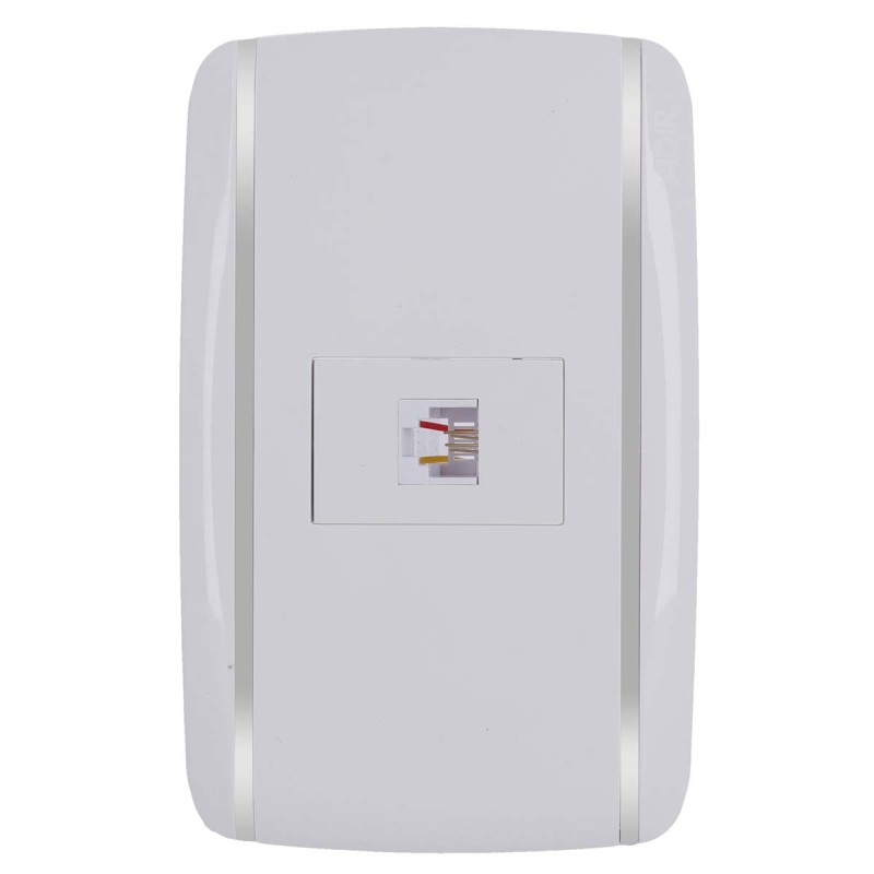 Placa con toma para teléfono Bali 9901 Adir