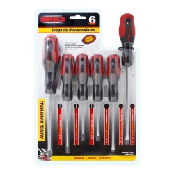 Juego de 6 desarmadores JDB-6 Mikels