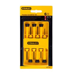 Juego de desarmadores de precisión 6 piezas 66-052 Stanley