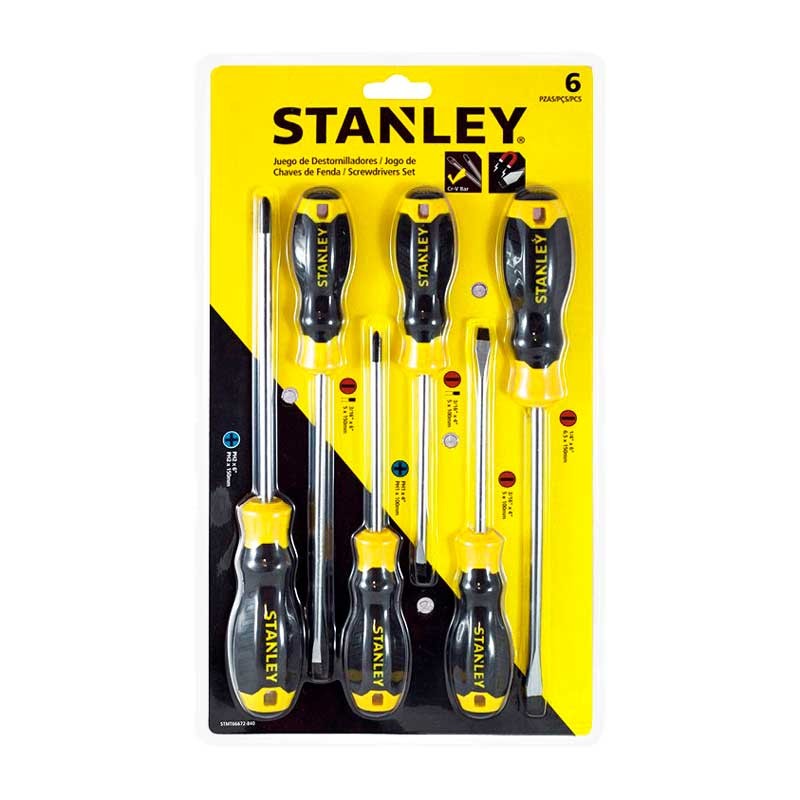Juego de desarmadores 6 piezas 60-060S Stanley