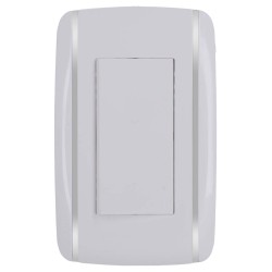 Placa con apagador de escalera Bali 9886 Adir