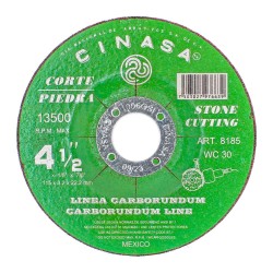 Disco para corte de Piedra 4-1/2" 8185 Cinasa