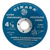 Disco para corte de Acero Inoxidable 4-1/2" 8144 Cinasa