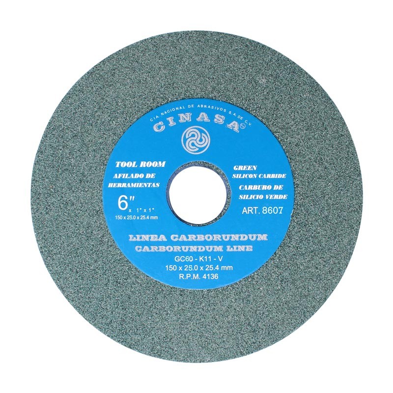 Piedra para esmeril 6" grano 60 8607 Cinasa