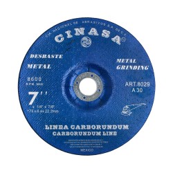 Disco para desbaste Metal 7" 8029 Cinasa