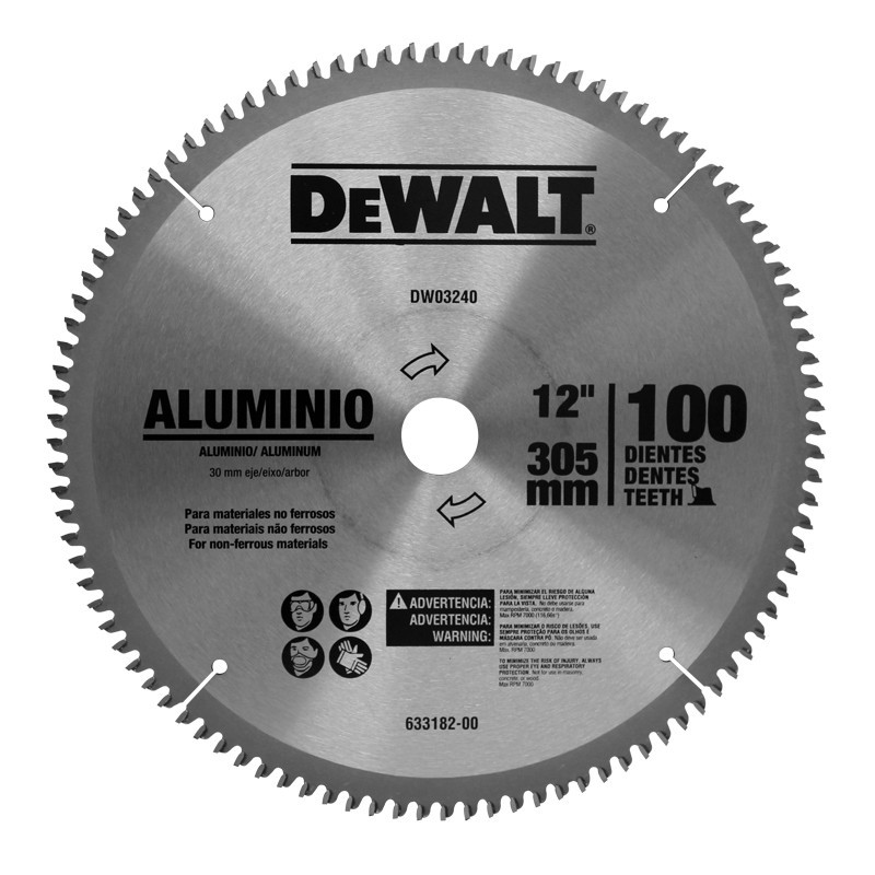 Disco de Sierra 12" DW03240 DeWalt