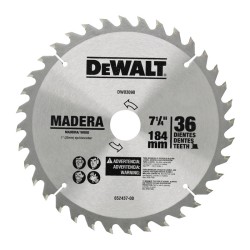 Disco de Sierra 7 1/4" DW03090 DeWalt