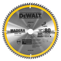 Disco sierra 12" x 80 DW03150 Dewalt