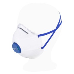 Mascarilla para polvos y partículas toxicas N95 4M10-V Excelsius