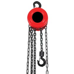 Garrucha de 1 tonelada con cadena de 5 metros