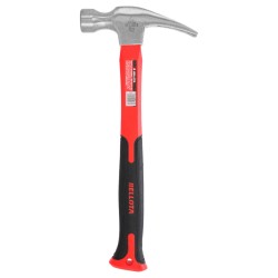 Martillo octagonal uña recta con mango de fibra de vidrio 20 Oz 7OHFGS20 Bellota