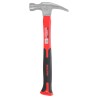 Martillo octagonal uña recta con mango de fibra de vidrio 16 Oz 7OHFGS16 Bellota