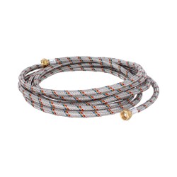 Manguera de aluminio de 5 metros para gas con conexiones de latón 1320 Adir