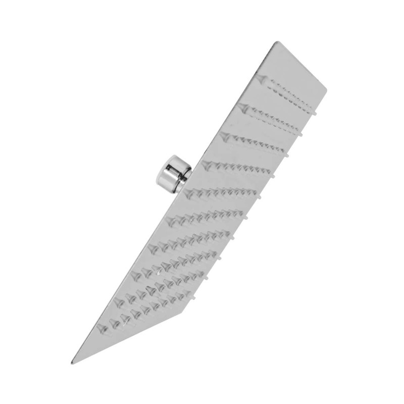 Regadera extraplana cuadrada 8" acero inoxidable 3450-T Adir