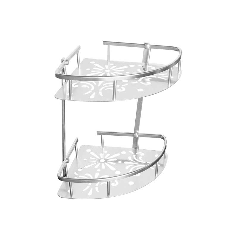 Repisa jabonera de aluminio esquinera A23236-2