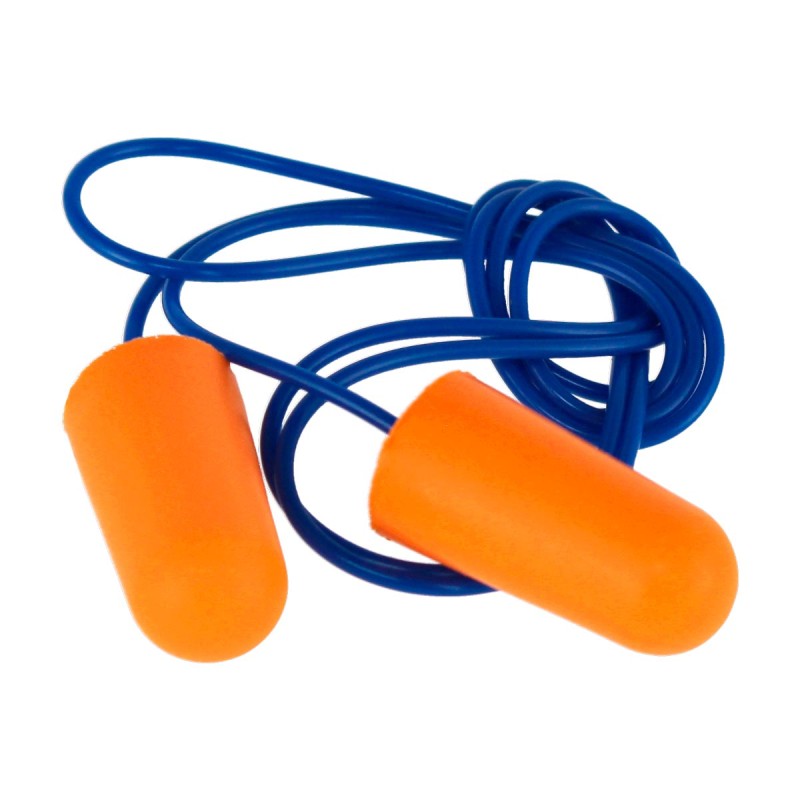 Tapón auditivo desechable con cordón SQ1003 MR Seguridad