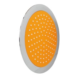 Regadera amarilla tipo lluvia de 9"