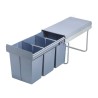 Bote de basura para cocina extraible 79-596 Herrasa