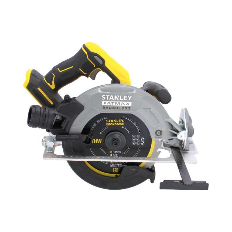 Sierra circular 7-1/4" inalámbrica sin carbones SBC550-B3 V20 Stanley