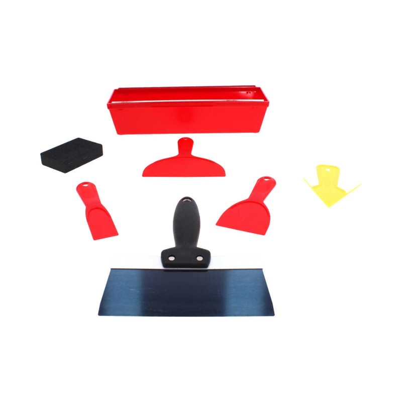 Kit de herramientas para panel de yeso 7 piezas TR019 Corona