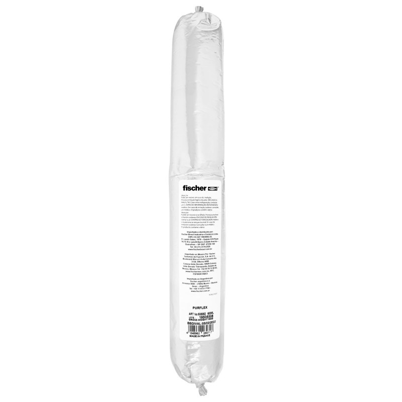 Sellador de poliuretano Blanco 600 ml Purflex Fischer