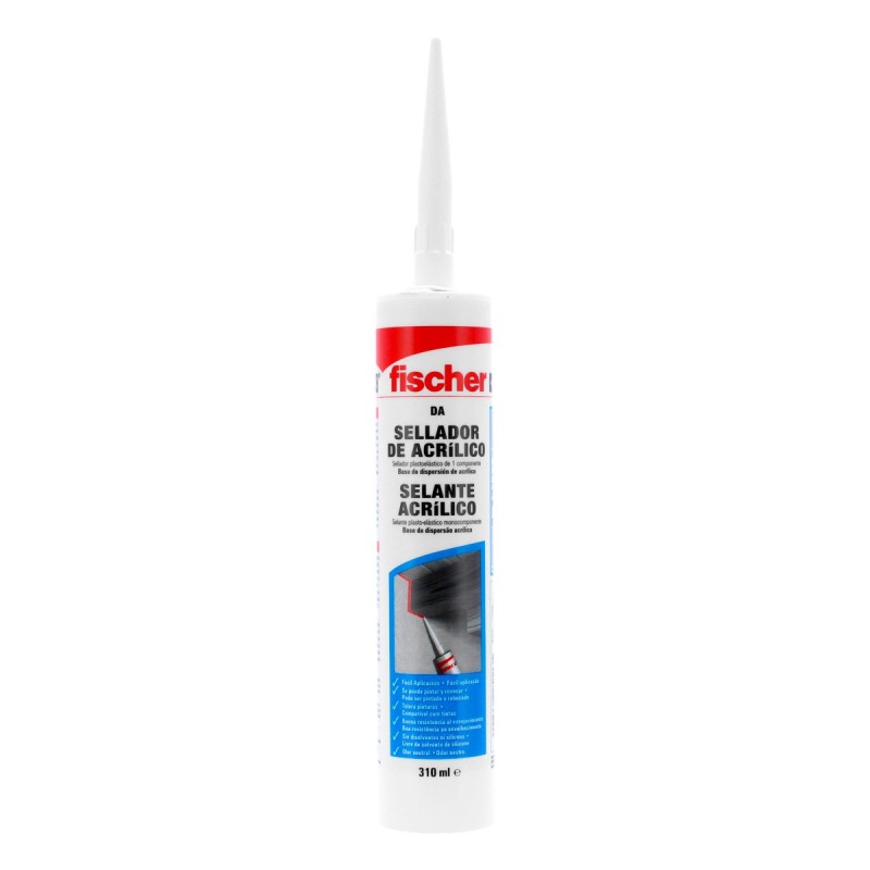 Sellador acrílico DA blanco 310 ml 536772 Fischer
