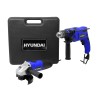 Kit de rotomartillo + esmeriladora 500 W HYK5000 Hyundai